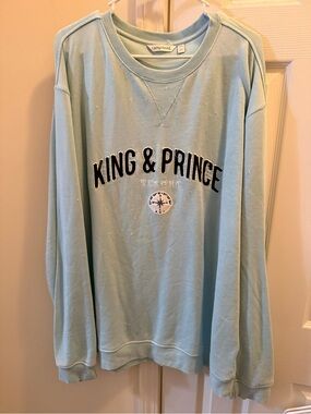 KING & PRINCE Resort Light Blue Crewneck Sweatshirt